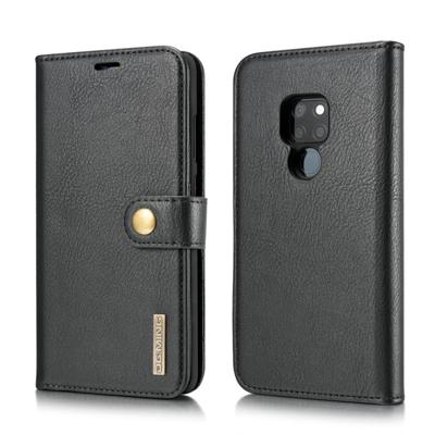 DG. MING Crazy Horse textuur Flip afneembare magnetische lederen Case voor Huawei Mate 20 met houder & kaartsleuven & portemonnee (zwart)