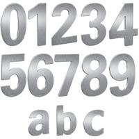 Basi 7300-0007 Huisnummerbord RVS - thumbnail