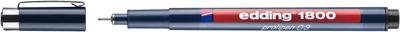 Fineliner edding 1800 0.35mm zwart
