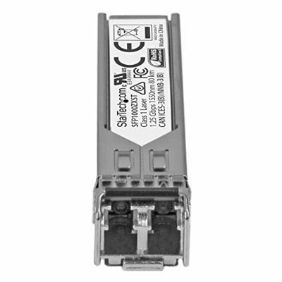 .com MSA conform Gigabit glasvezel SFP module - Single mode SFP transceiver - 1000BASE-ZX - SM LC - 80 km - 1550nm - SFP (mini-GBIC) transceivermodule .com MSA conform Gigabit glasvezel SFP module - Single mode SFP transceiver - 1000BASE-ZX - SM LC - 80 km - 1550nm - SFP (mini-GBIC) transceivermodule
