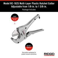 Ridgid kunststof buisschaar - 1625 - 3 - 42 mm - 23498 - thumbnail