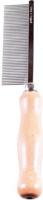 Kam met houten greep, fijn - thumbnail