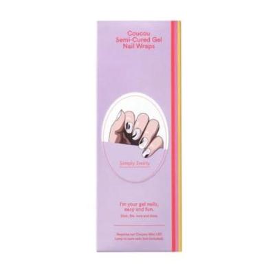 The CouCou Club Coucou Gel Nail Wraps Simply Swirly 1Stuks