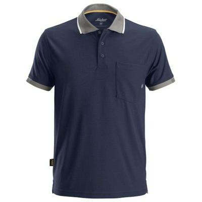Snickers poloshirt tech d.blauw L Snickers poloshirt tech d.blauw L