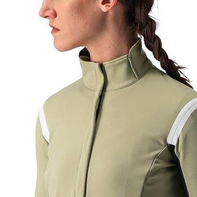 Castelli Gabba RoS 2 fietsjack korte mouw groen dames S