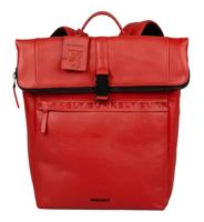 Burkely Minimal Mason Rolltop Backpack 14"-Red - thumbnail