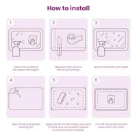 VidaXL Raamfolies 4 st mat bloemenpatroon pvc - thumbnail