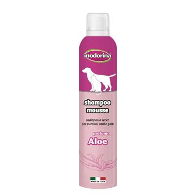 Dierenshampoo Inodorina 300 ml Schuim Aloë Vera Dierenshampoo Inodorina 300 ml Schuim Aloë Vera