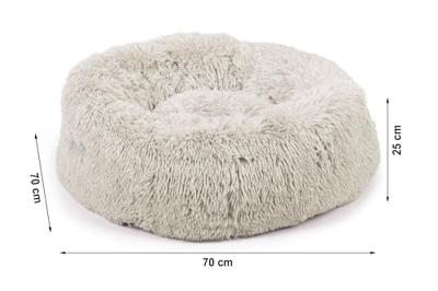 Beeztees Pluche ligmand Yali Lichtgrijs 70cm