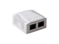 ACT FA5002 Modulair Ppbouwdoos Unshielded 2-voudig CAT5E