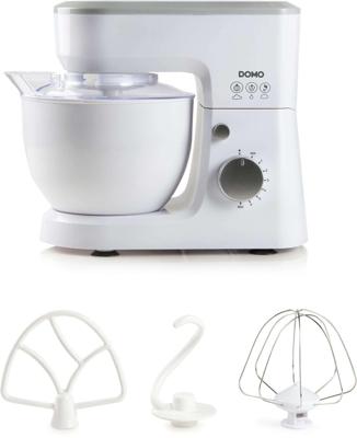 Staande mixer - DOMO - DO9241KR - 600 W - 6 snelheden - 4 L - Wit
