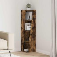 Hoekkast Wit 27,5x27x102cm Bewerkt hout - thumbnail