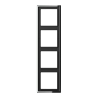 Jung LS990 afdekraam 4-voudig glanzend chroom - thumbnail