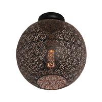 Freelight Plafondlamp Oronero Ø 30 cm zwart-goud - thumbnail