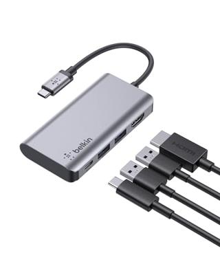 Belkin CONNECT Meerpoorts 4-in-1 USB-C hub dockingstation Belkin CONNECT Meerpoorts 4-in-1 USB-C hub dockingstation