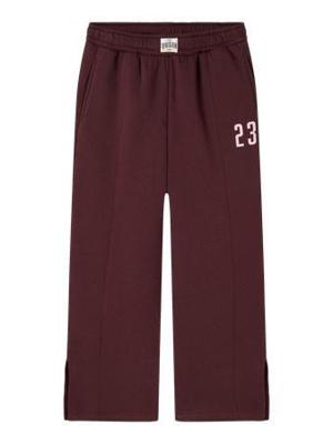 Name it winter sweat broek meisjes - paars - wide leg fit - NkfOdika
