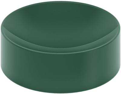 Clou Vale fontein 22cm Keramiek rond zonder kranenbank mat pijnboom groen CL/03.42164