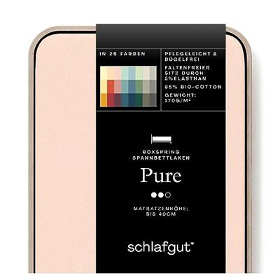 Schlafgut Schlafgut Pure Jersey Boxspring Hoeslaken M - 120x200 - 130x220 230 Red Light - thumbnail