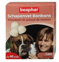 Beaphar Schapenvet bonbons met zalm voor de hond 2 verpakkingen - thumbnail