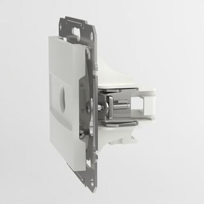 Schneider Electric EPH3270321D TV-doorvoercontactdoos Asfora Wit (RAL 9003) 1 stuk(s)