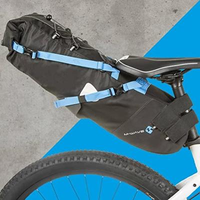 M-WAVE zadeltas bp 11 liter pvc zwart - thumbnail