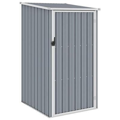 VidaXL Tuinschuur 87x98x159 cm gegalvaniseerd staal grijs VidaXL Tuinschuur 87x98x159 cm gegalvaniseerd staal grijs