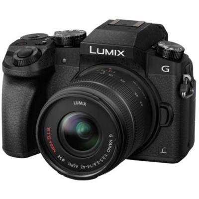 Panasonic Dmc-Lumix Systeemcamera (16 Megapixel, 4K Video, 7,5 Cm (3 Inch) Touchscreen, Wifi), Dmc-G70 Met Lens H-Fs14042, Zwart