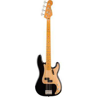 Fender Vintera II 50s Precision Bass MN Black elektrische basgitaar met deluxe gigbag