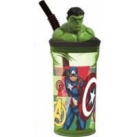Beker met Rietje The Avengers Seven Wonders Hulk 360 ml - thumbnail