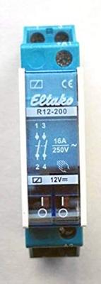 Eltako R12-200-12V DC Schakelrelais Nominale spanning: 12 V Schakelstroom (max.): 8 A 2x NO 1 stuk(s) Eltako R12-200-12V DC Schakelrelais Nominale spanning: 12 V Schakelstroom (max.): 8 A 2x NO 1 stuk(s)