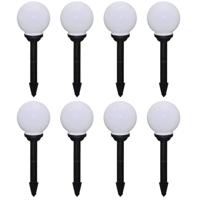 VidaXL Tuinpadlampen 8 st met grondpin led 15 cm - thumbnail
