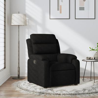 Relaxfauteuil Zwarte Stof Relaxfauteuil Zwarte Stof