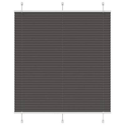 Pliss rolgordijn 120x100cm stofbreedte 119,4cm polyester zwart