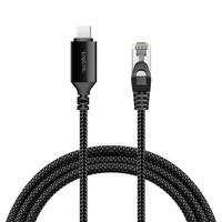 LogiLink USB 3.2 Gen 1 (USB 3.0) Adapterkabel [1x USB-C USB 3.2 (Gen 1) - 1x RJ45-stekker 8p8c] CU0412 2.00 m - thumbnail