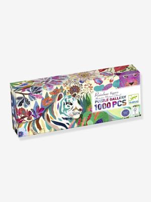 Puzzelgalerij 1000 stuks - regenboog tijger DJECO meerkleurig