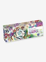 Puzzelgalerij 1000 stuks - regenboog tijger DJECO meerkleurig - thumbnail
