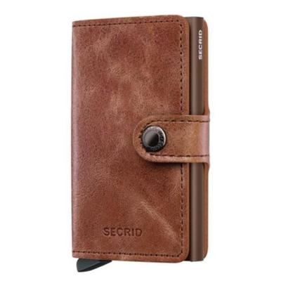 SECRID Miniwallet Vintage Cognac - Pasjeshouder dames