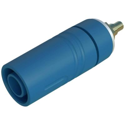 Hirschmann Test & Measurement SAB 2640 LK Au Veiligheids-labconnector, female Bus, inbouw verticaal Stift-Ø: 4 mm Blauw 1 stuk(s)