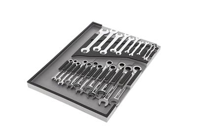 Gedore RED 3301687 R22350006 Steek-ringratelsleutelset Sleutelbreedte (metrisch) 07 - 29 mm - thumbnail