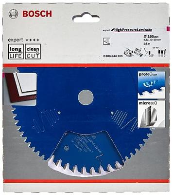 Bosch Accessoires Cirkelzaagblad expert for HighPressureLaminate (Trespa) 165x20x2.6/1.6x48T - 2608644133