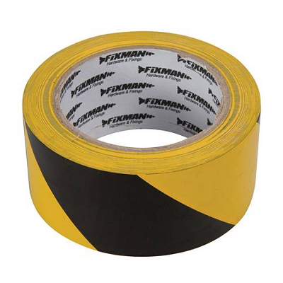 Markeertape geel/zwart veiligheidstape