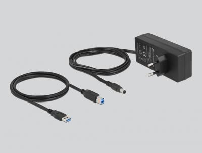 Delock 63670 externe 5 Gbps USB-hub met 10 poorten + schakelaar