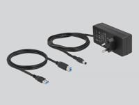 Delock 63670 externe 5 Gbps USB-hub met 10 poorten + schakelaar - thumbnail