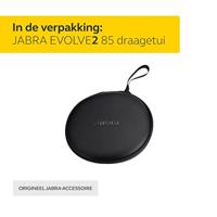 Jabra Evolve2 85 Hardcase – Ovale Opberghoes voor Headset in Zwart - thumbnail