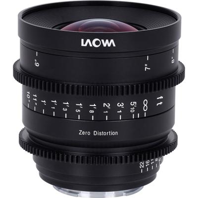 Laowa 15mm t/2.1 ZERO-D Cine Lens - Sony FE