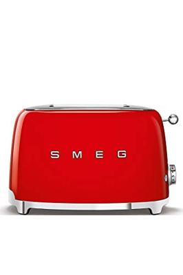 SMEG - Broodrooster - TSF01RDEU Broodrooster 2x2 Rood SMEG - Broodrooster - TSF01RDEU Broodrooster 2x2 Rood
