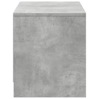 Tv-meubel met LED 97x34x40 cm bewerkt hout betongrijs - thumbnail