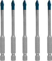 Bosch Accessories 2608900598 Tegelboorset 5-delig 5 mm Zeskant schacht 5 stuk(s) - thumbnail