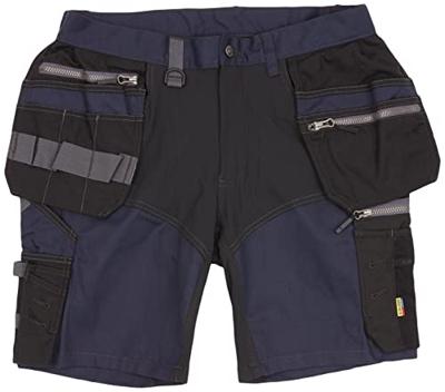 Blåkläder Short met stretch en spijkerzakken 15981343 | Donker marineblauw/Zwart | Maat 46 - 7330509721971