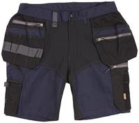 Blåkläder Short met stretch en spijkerzakken 15981343 | Donker marineblauw/Zwart | Maat 50 - 7330509721995 - thumbnail